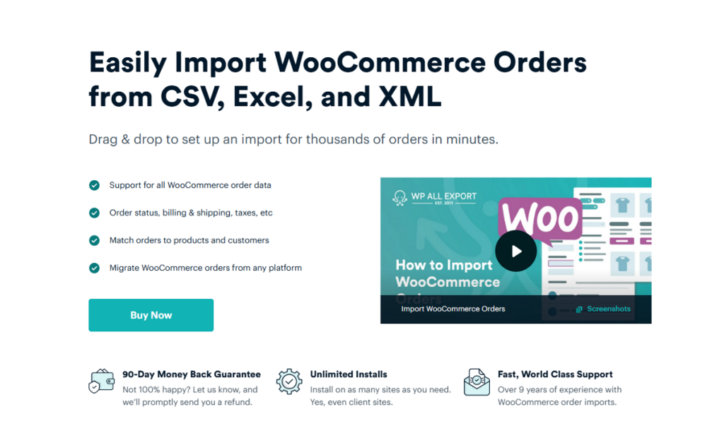 Import WooCommerce order using WP All Import