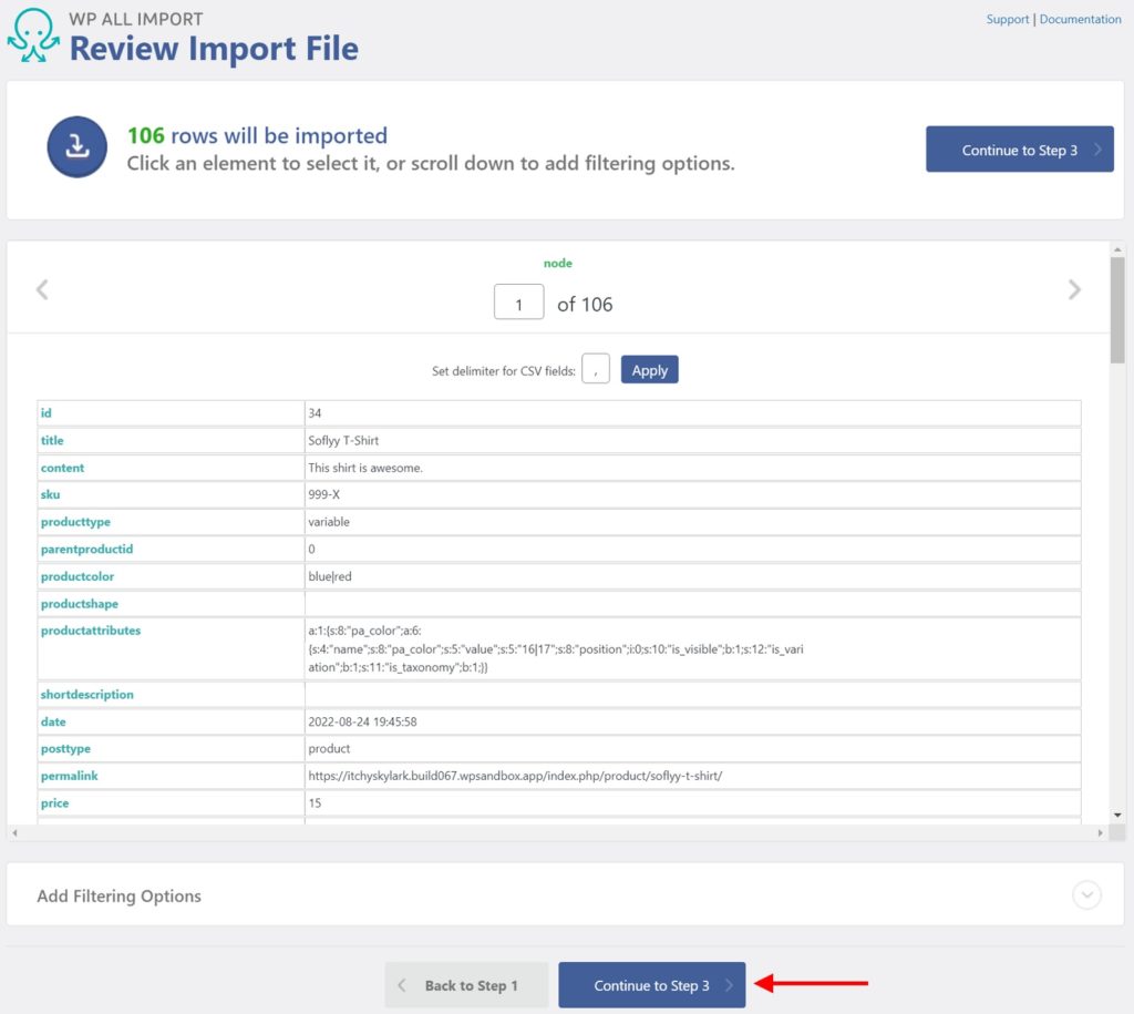 WooCommerce Products Review Import File