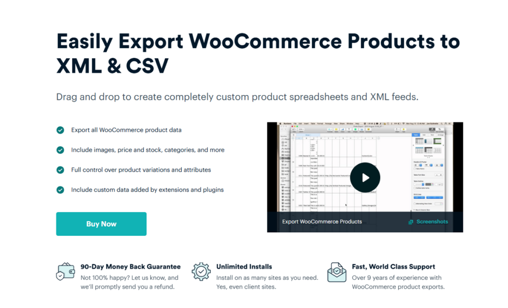 export WooCommerce products using WP All Export