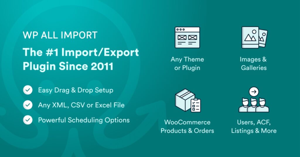 WordPress User Import Plugins - WP All Import