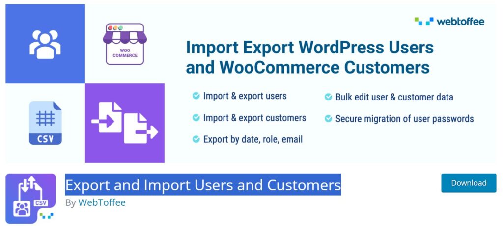 WordPress Import Users from Excel - Webtoffee