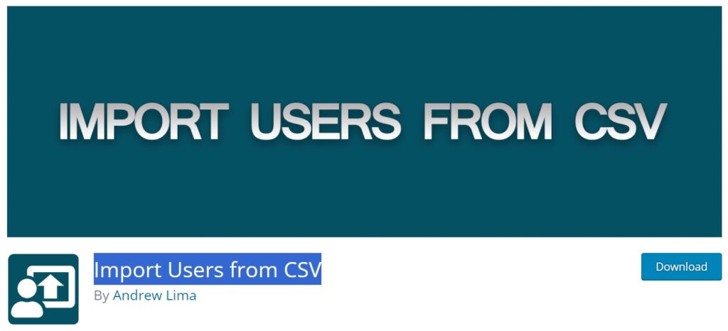 WordPress User Import CSV - Import Users from CSV