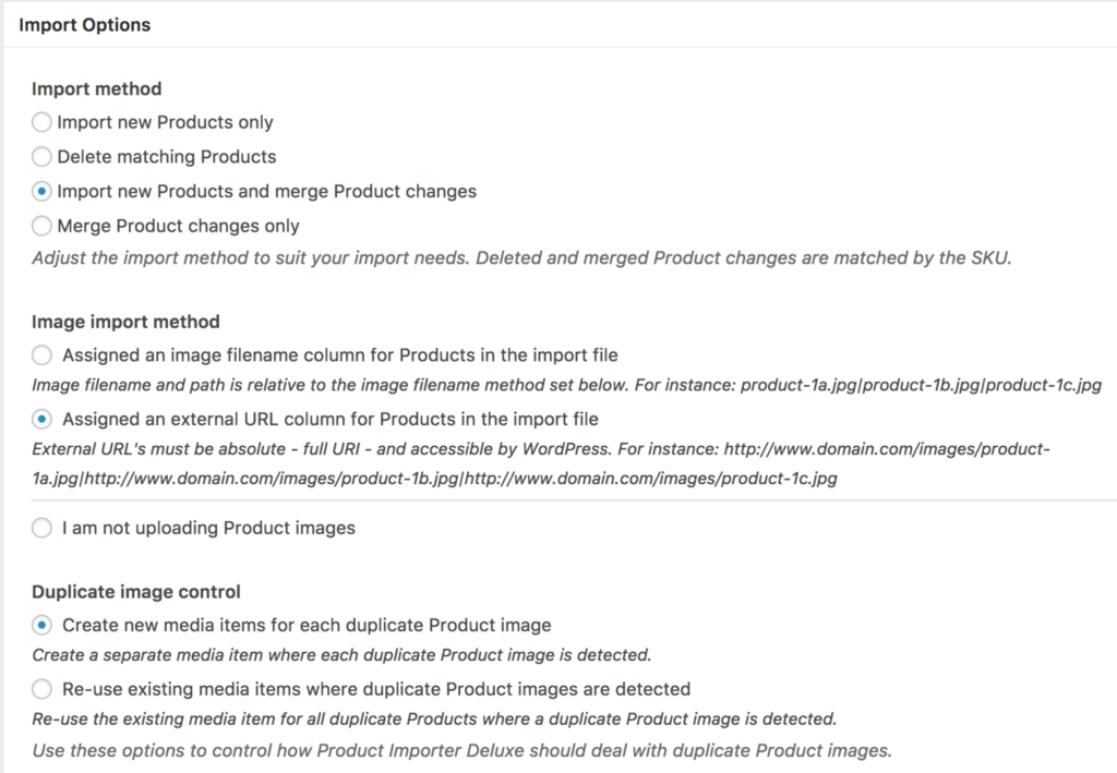 WooCommerce Product Import Excel - Product Importer Deluxe Images