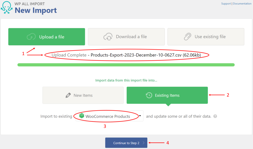 Update Stock WooCommerce - New Product Import