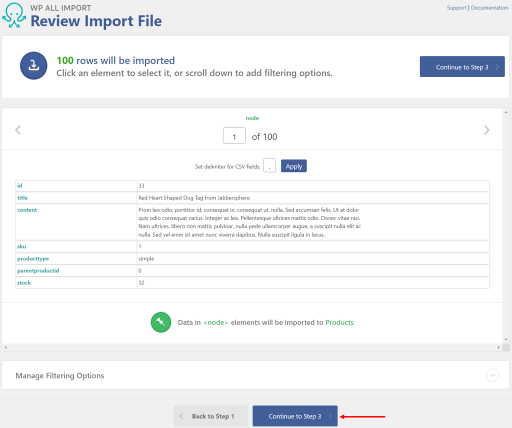 Update Stock WooCommerce - Review Import File