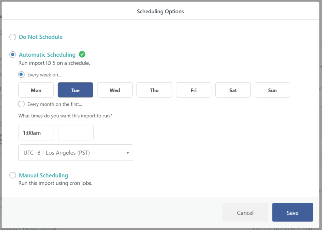 WooCommerce Auto Import Products - Automatic Scheduling Service