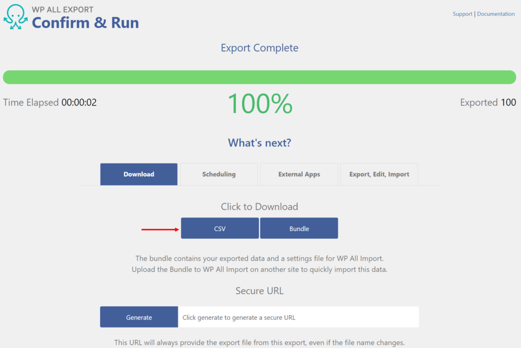 Update Stock WooCommerce - Confirm and Run Export
