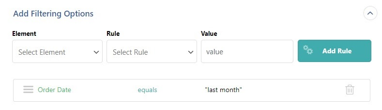 Advanced Order Export for WooCommerce - Relative Date Filters 2