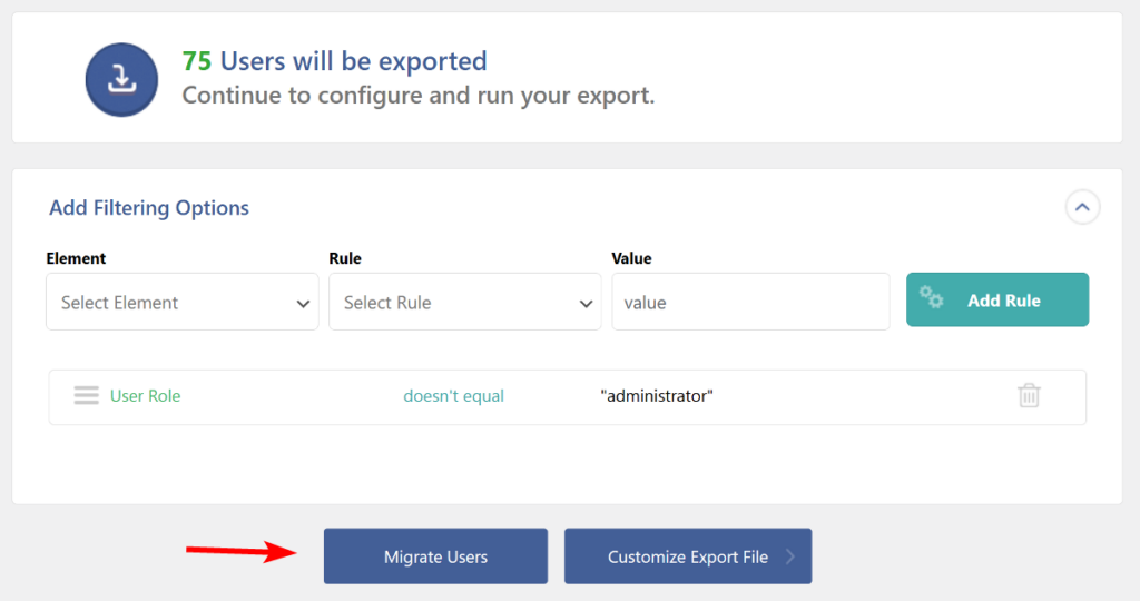 Migrate Users in WP All Export