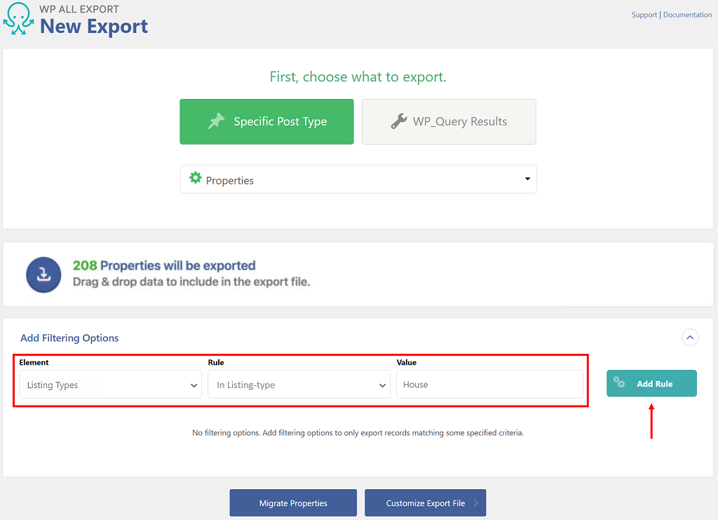 Exporting Data from Meta Box Custom Fields - Filtering Options