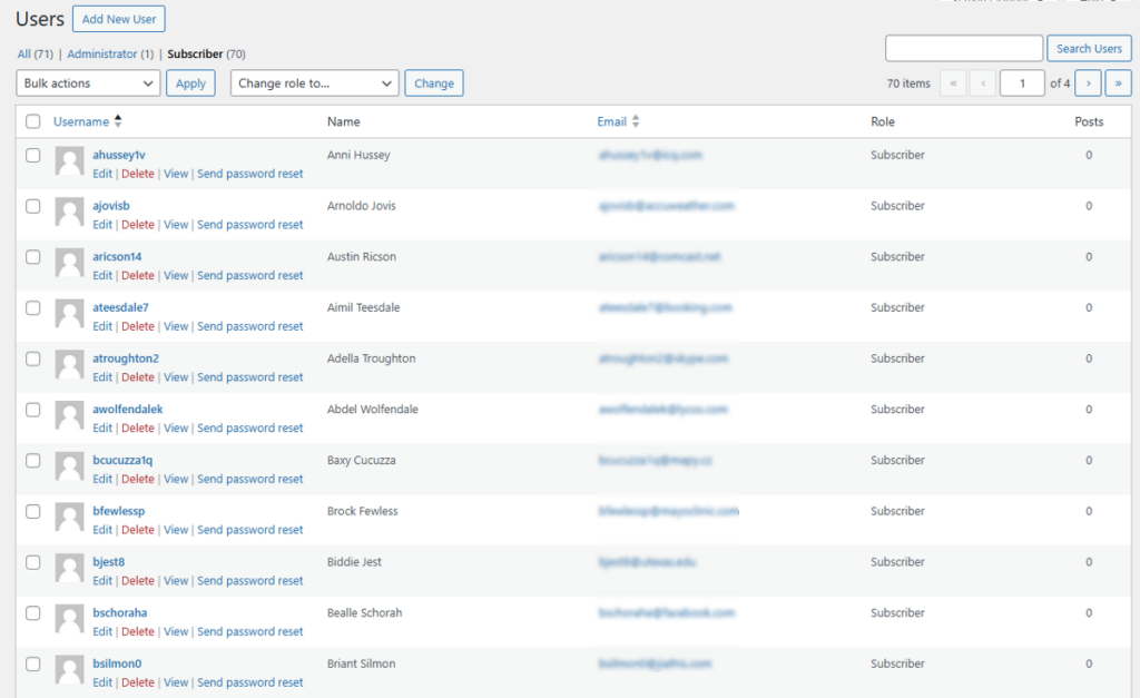 Check Imported Users