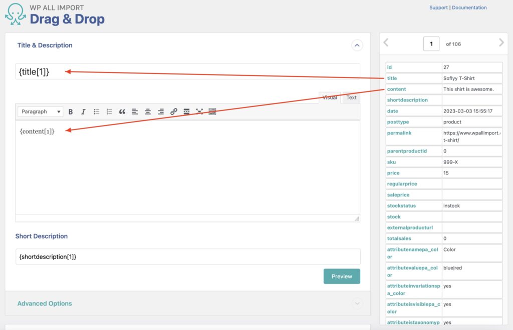 Importing a WooCommerce Product Gallery - Drag & Drop