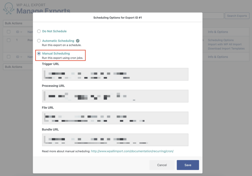 Exporting Data From JetEngine Custom Fields - Manual Scheduling