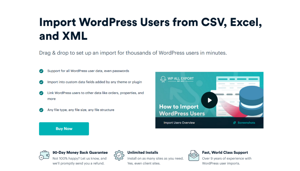 WP All Import Plugin