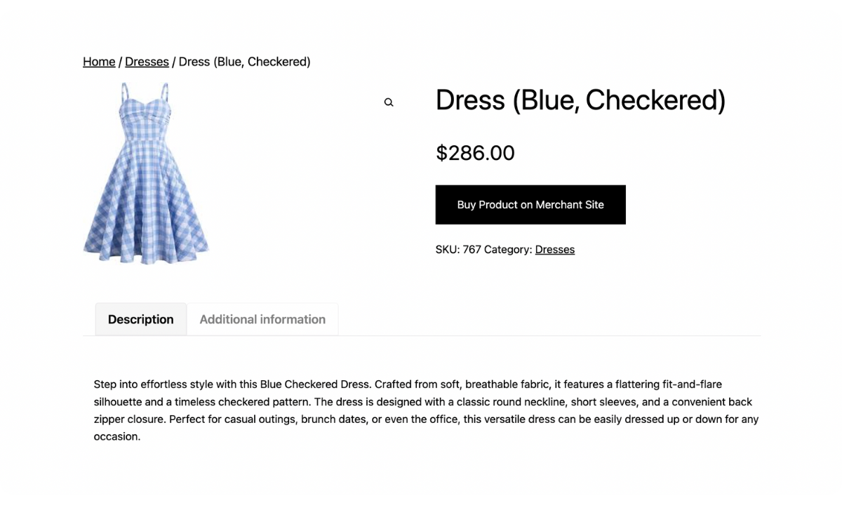affiliate product added in WooCommerce
