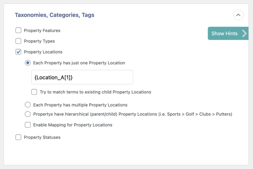 Importing WordPress Data - Custom Taxonomies