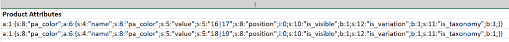 Woocommerce Product Import Excel - Complex Data