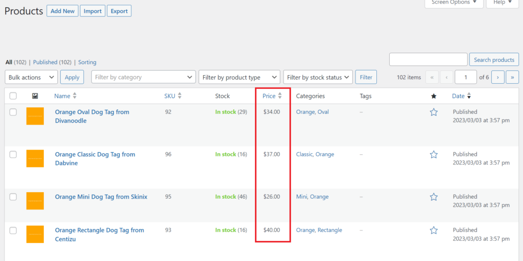 WooCommerce Auto Import Products - Check Price Updates