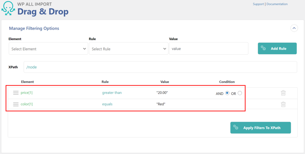 WooCommerce Product Import Template - Multiple Rules