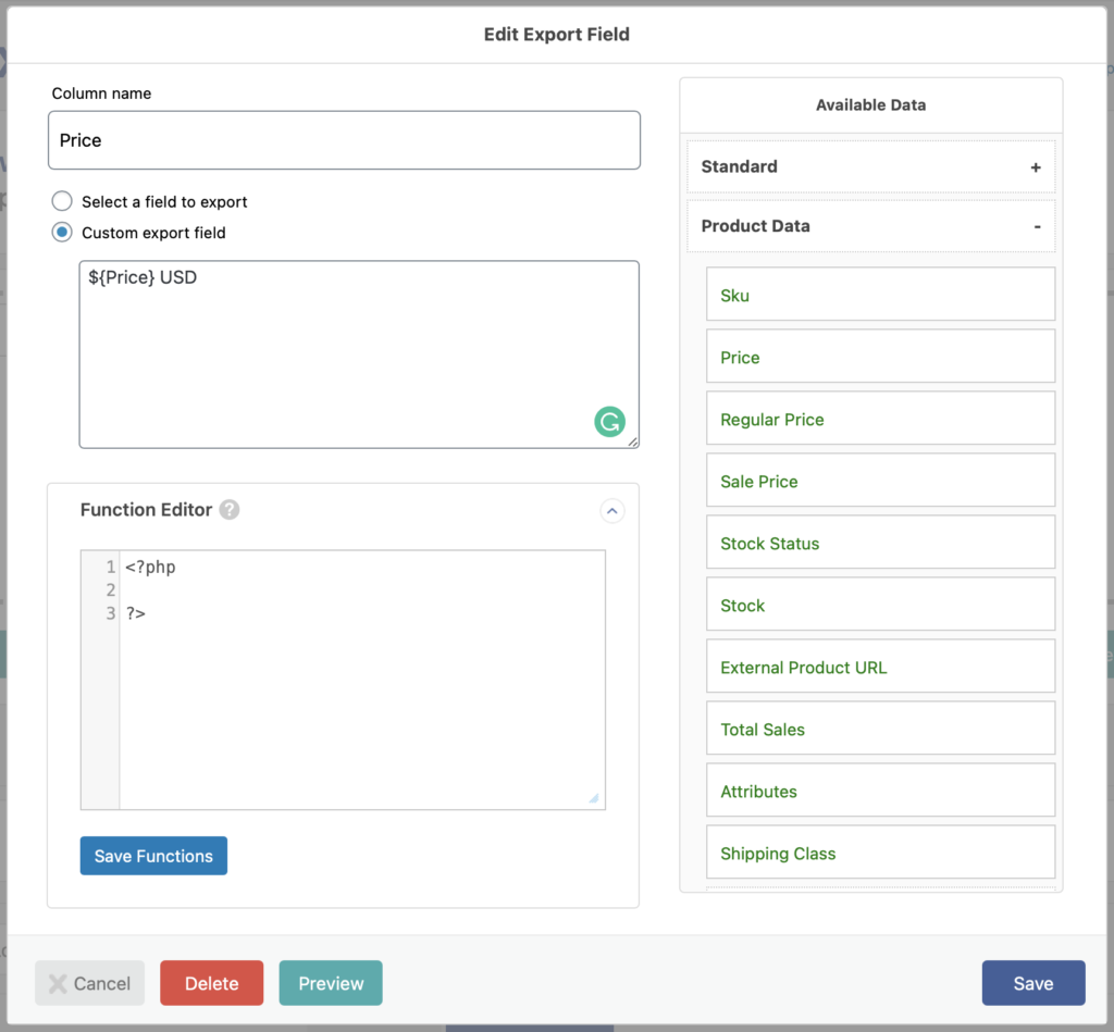 Exporting Data From JetEngine Custom Fields - Combining Static and Field Values