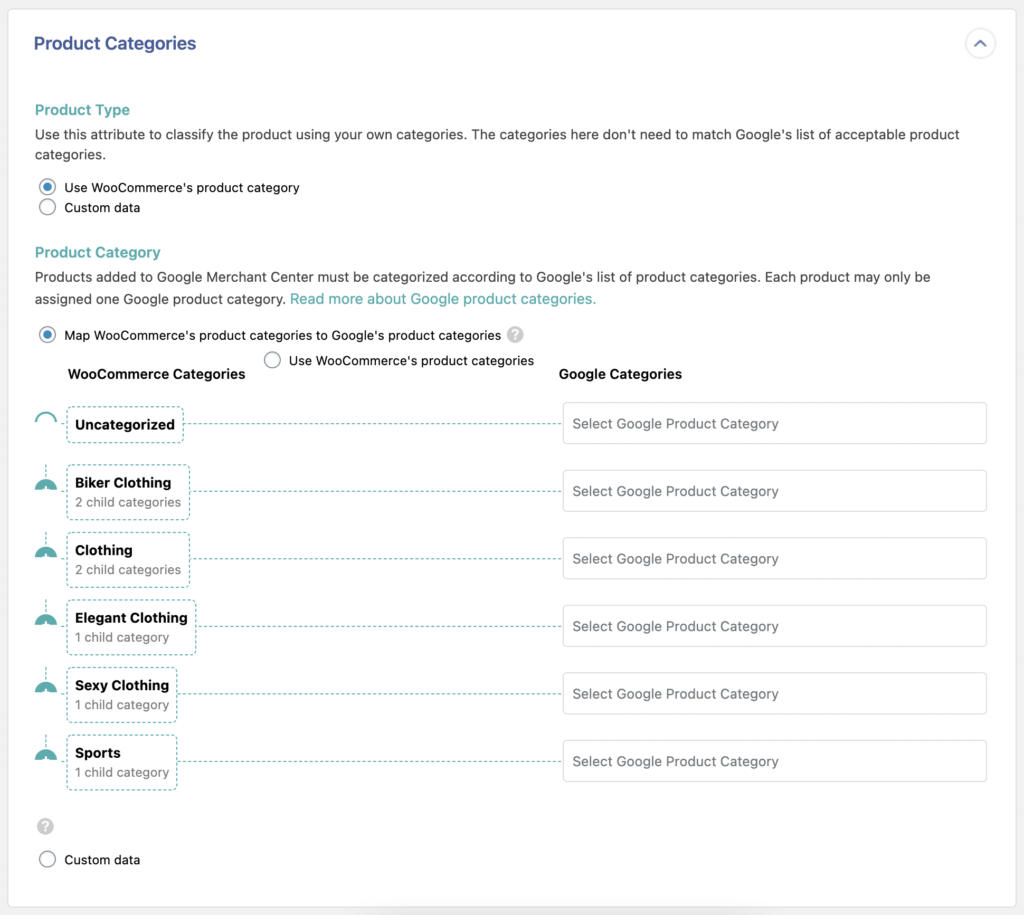 Exporting WooCommerce Products Product Categories