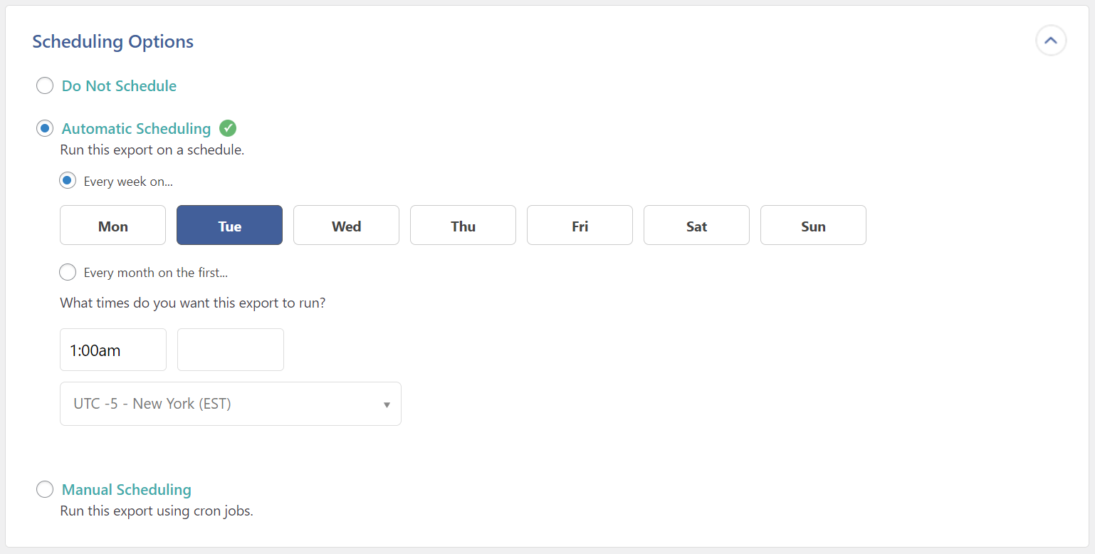 Exporting Data From JetEngine Custom Fields - Automatic Scheduling