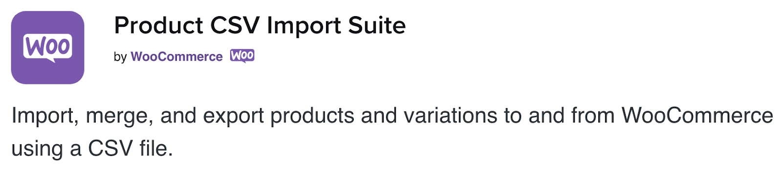 WooCommerce Product Export Plugin - WooCommerce Product CSV Import Suite