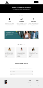 Economily Brochure Site with Divi Finished