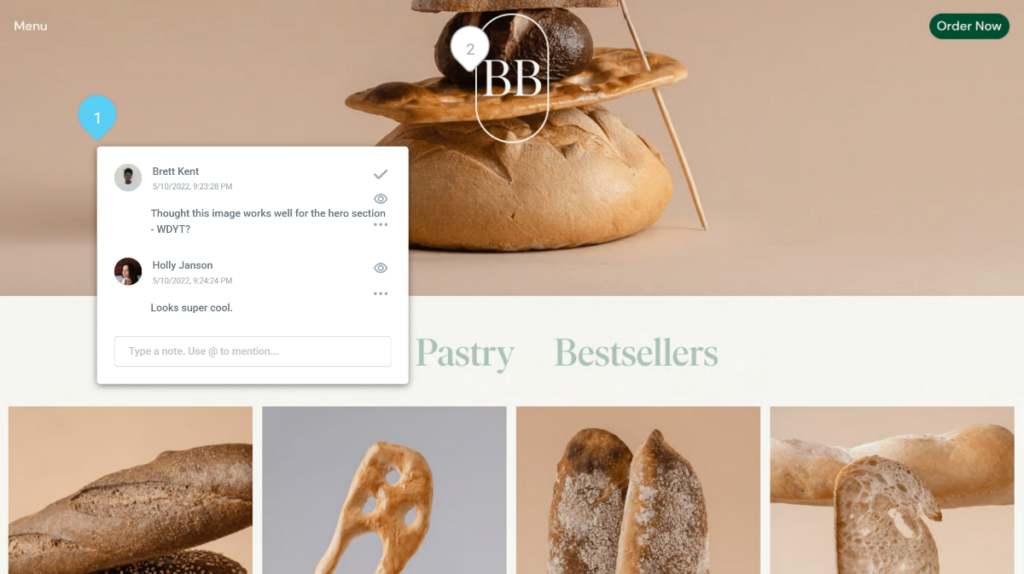 Notes for collaboration in Divi